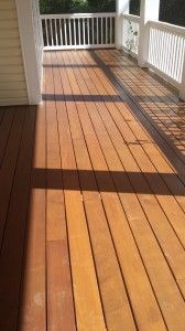 painted outdoor deck
