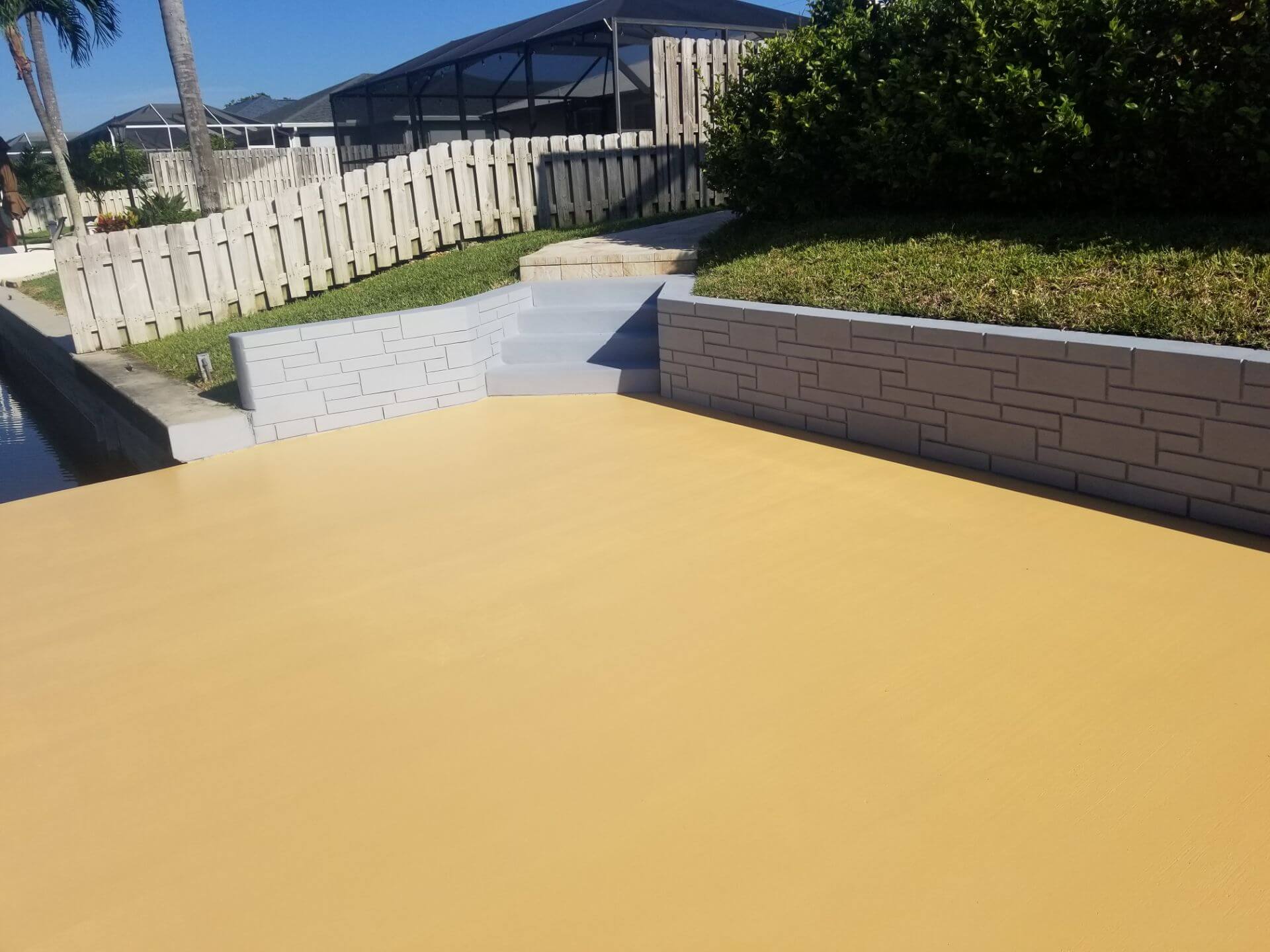 painted driveway